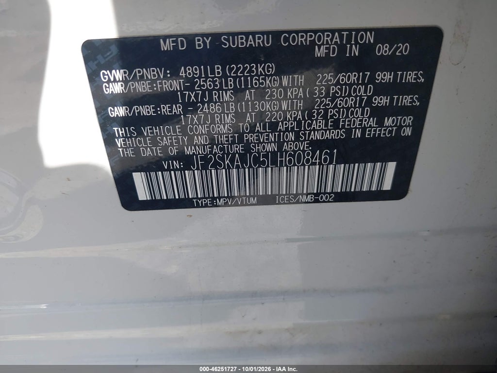 2020 Subaru Forester Premium photo 9