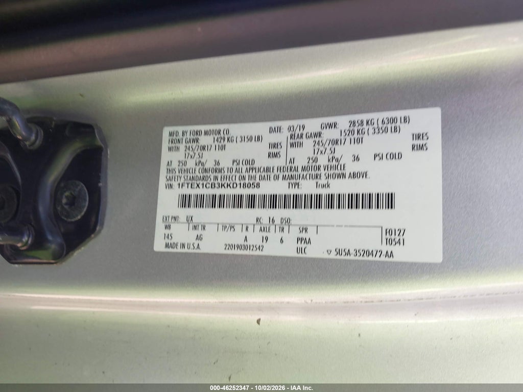 2019 Ford F-150 XL photo 9