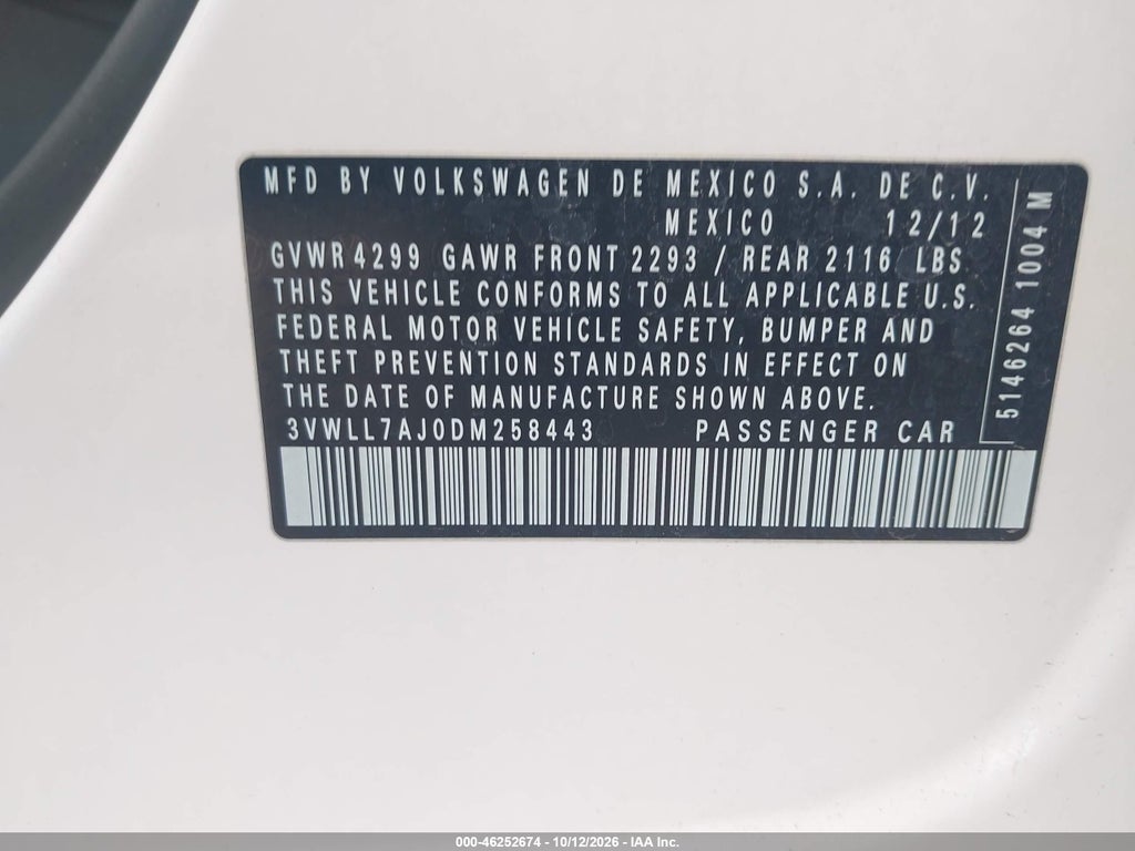 2013 Volkswagen Jetta 2.0L TDI photo 9