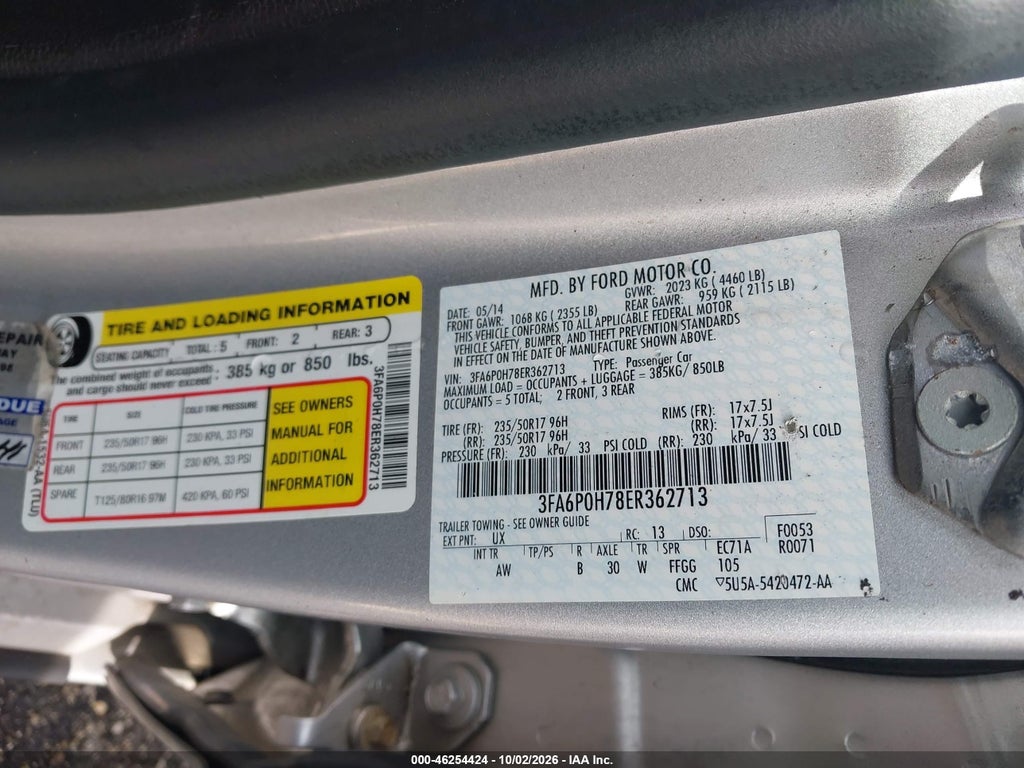 2014 Ford Fusion SE photo 9