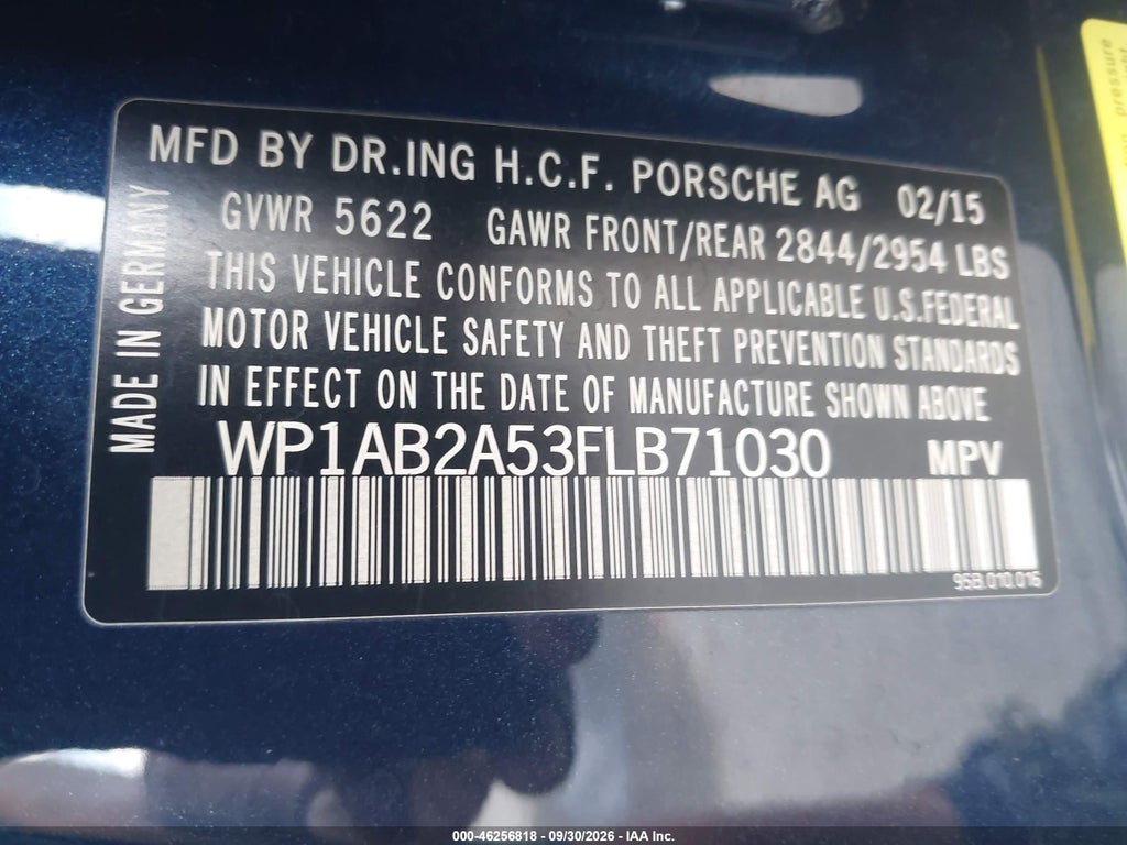 2015 Porsche Macan S photo 9