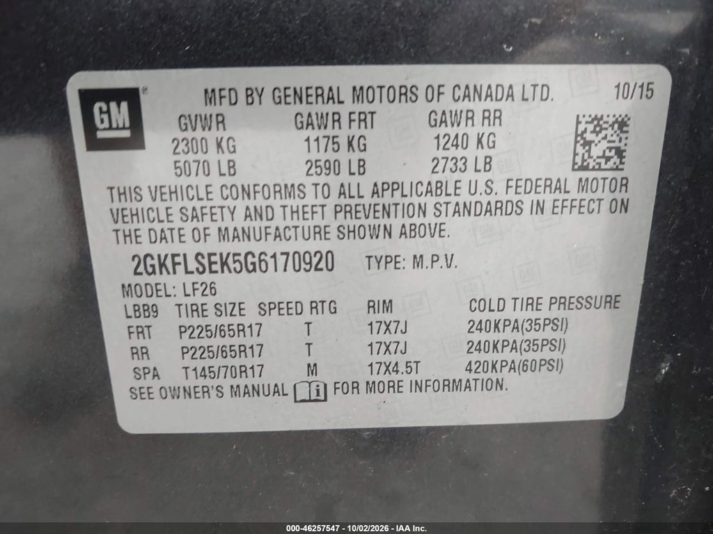 2016 GMC Terrain SLE-1 photo 9