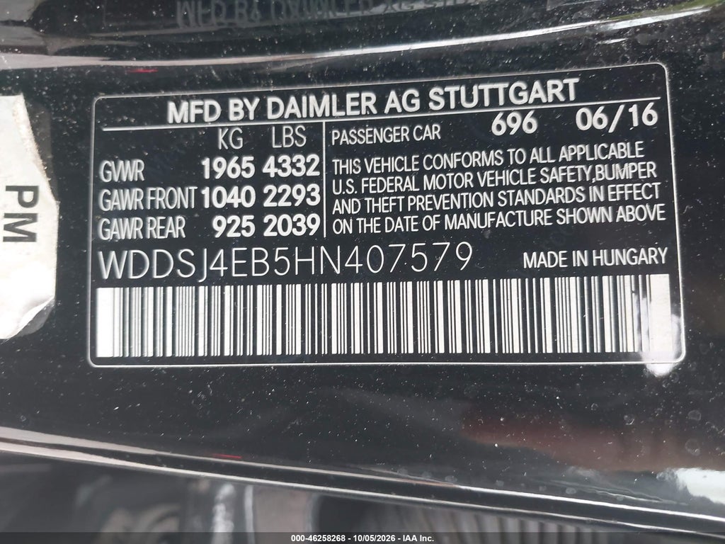 2017 Mercedes-Benz CLA 250 photo 9