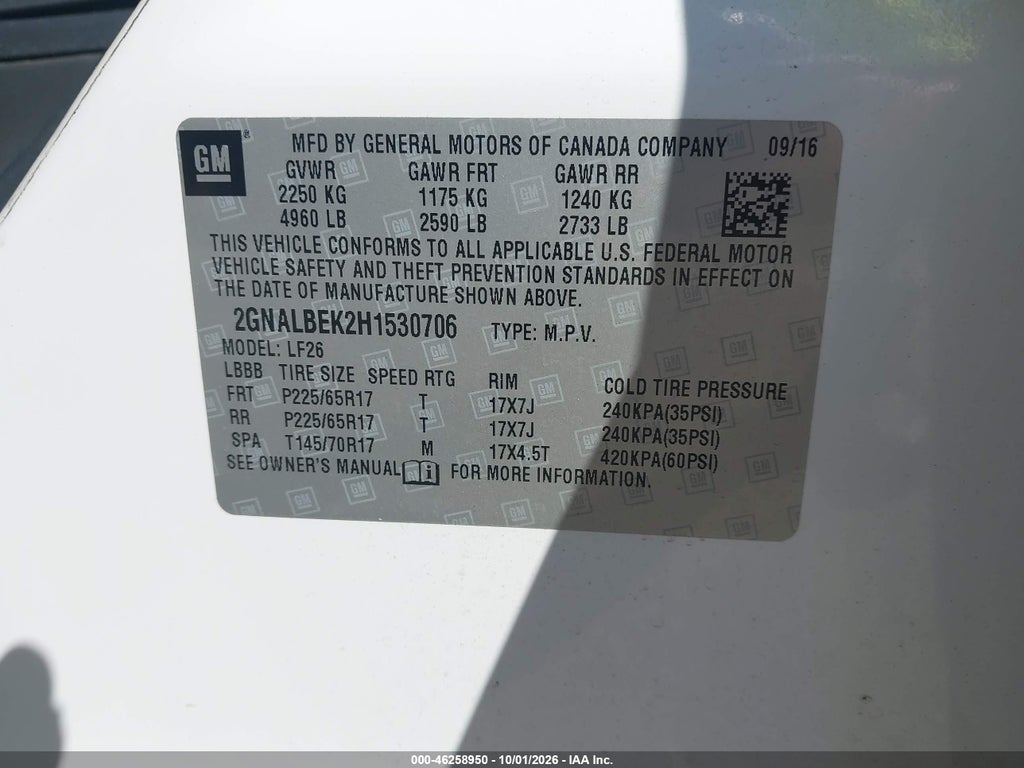 2017 Chevrolet Equinox LS photo 9