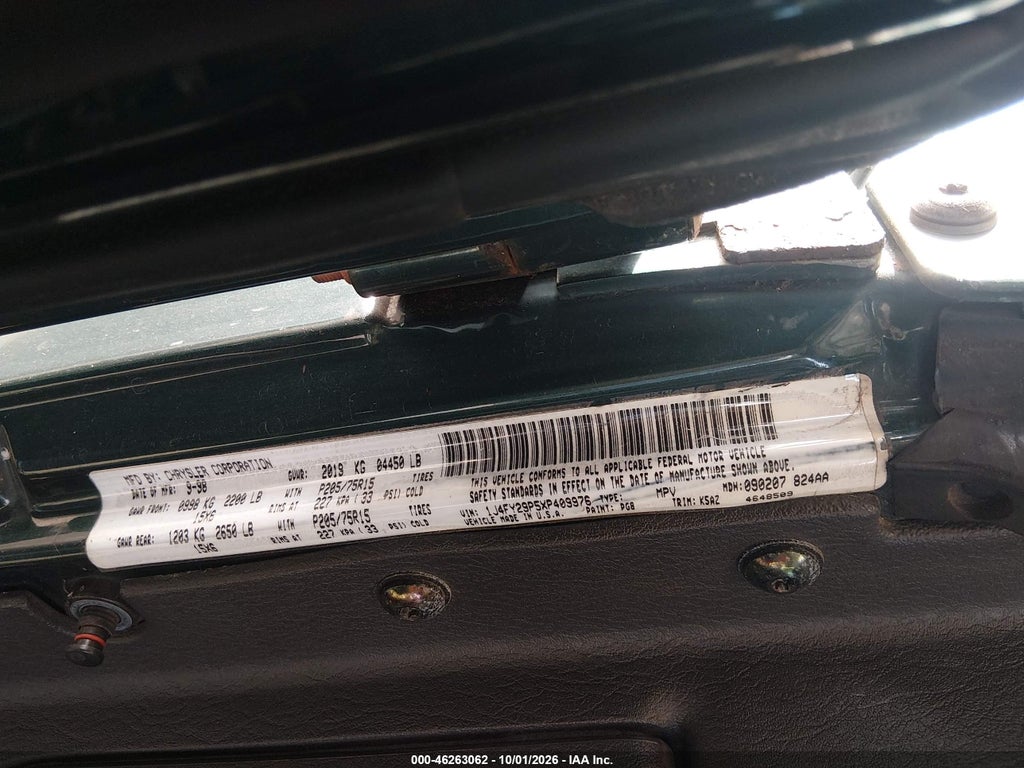 1999 Jeep Wrangler SE photo 9
