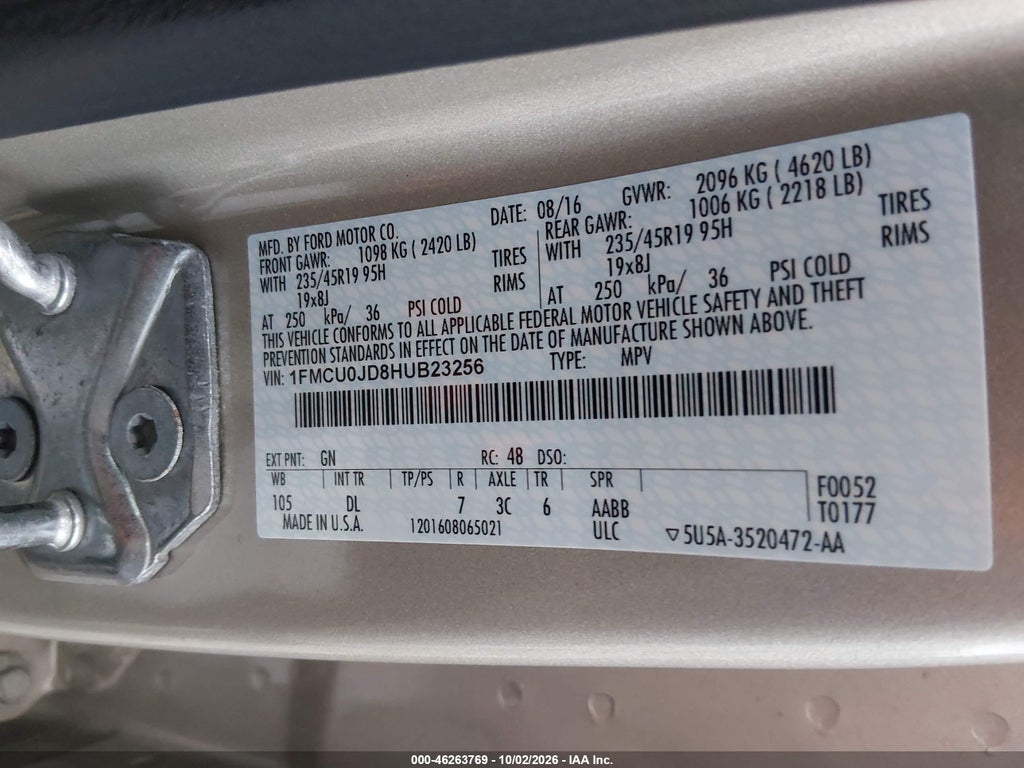 2017 Ford Escape Titanium photo 9