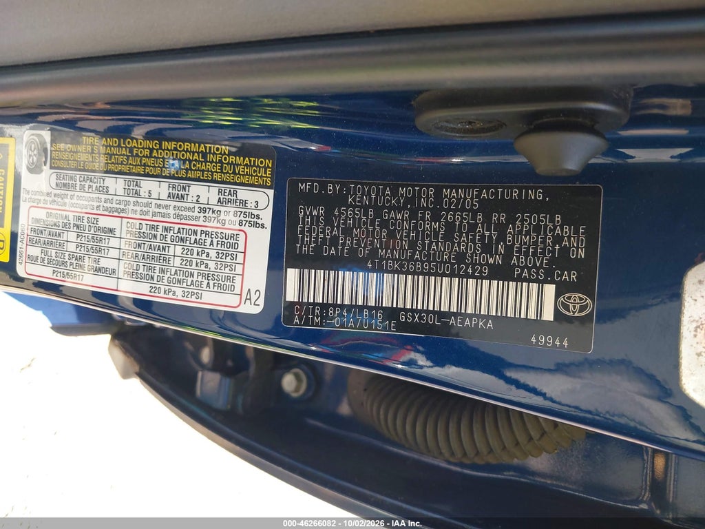 2005 Toyota Avalon Limited photo 9