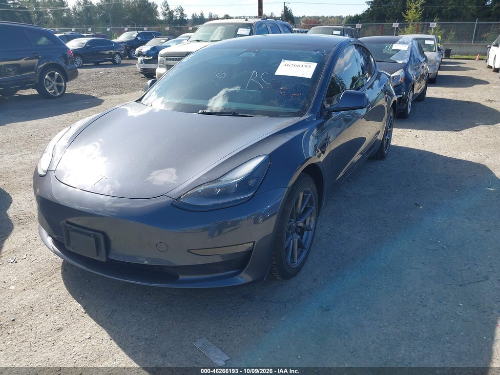 2022 Tesla Model 3 Long Range Dual Motor ALL-Wheel Drive photo 2