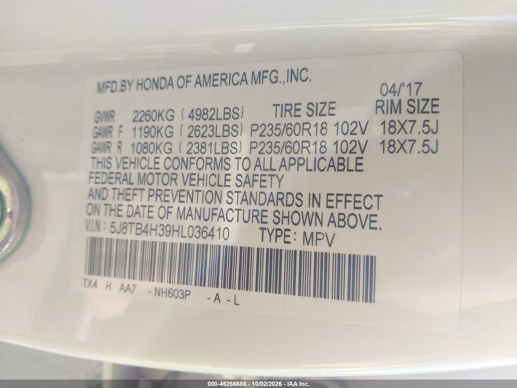 2017 Acura RDX Acurawatch Plus Package photo 9