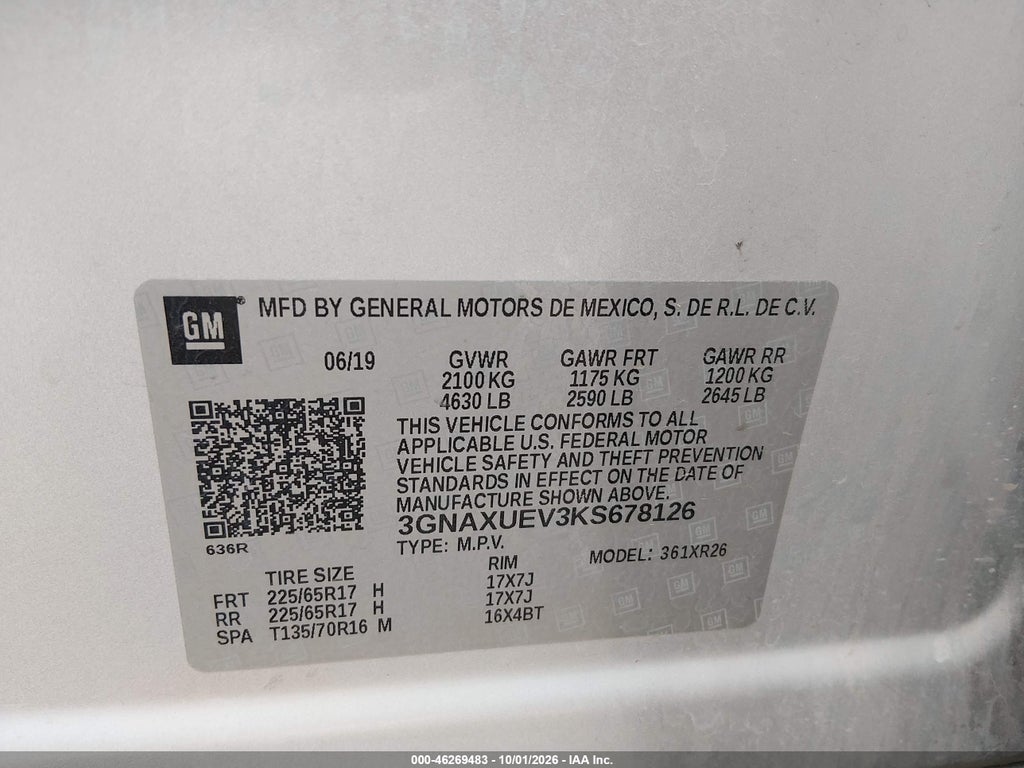 2019 Chevrolet Equinox LT photo 9