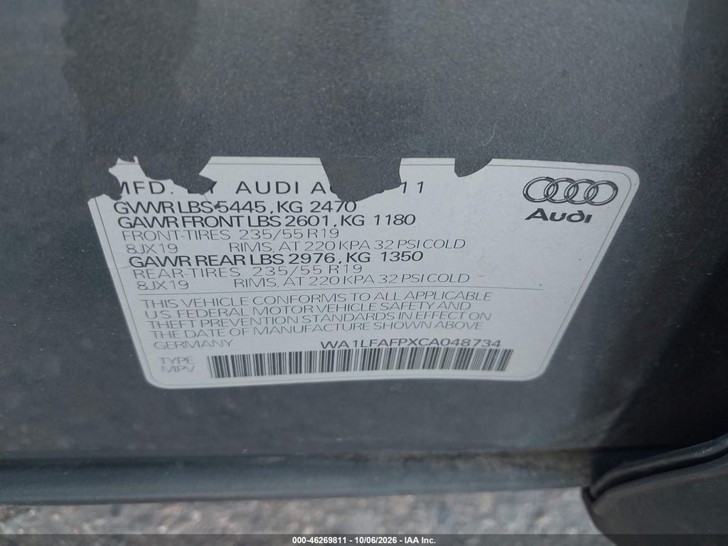 2012 Audi Q5 2.0T Premium photo 9