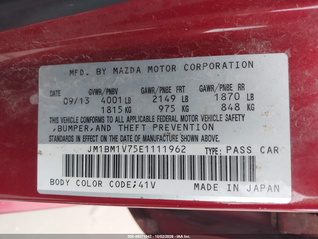 2014 Mazda MAZDA3 I Touring photo 9