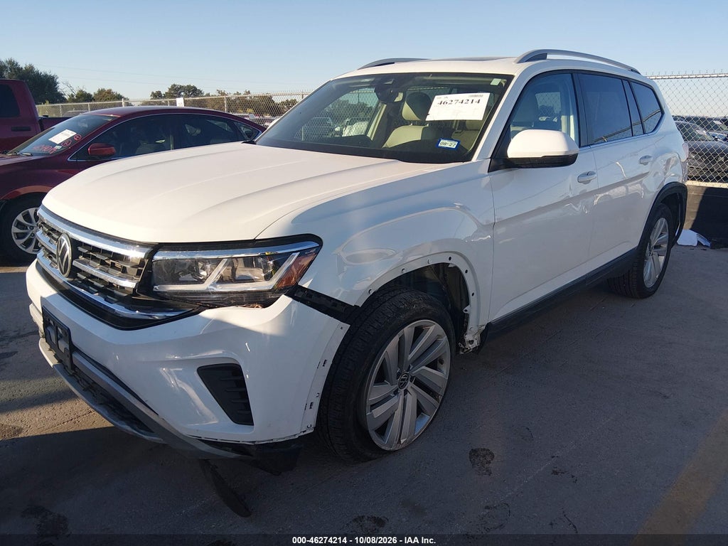 2021 Volkswagen Atlas 3.6L V6 SEL photo 2