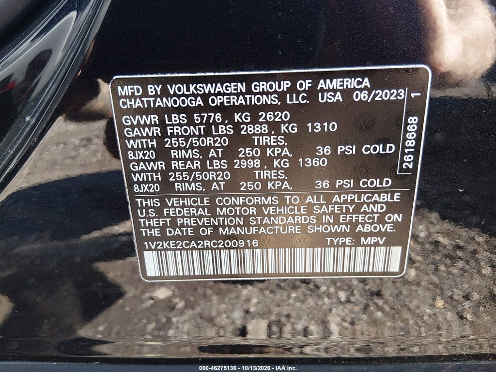 2024 Volkswagen Atlas Cross Sport 2.0T SE W/Technology photo 9