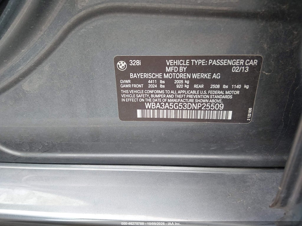 2013 BMW 328I photo 9