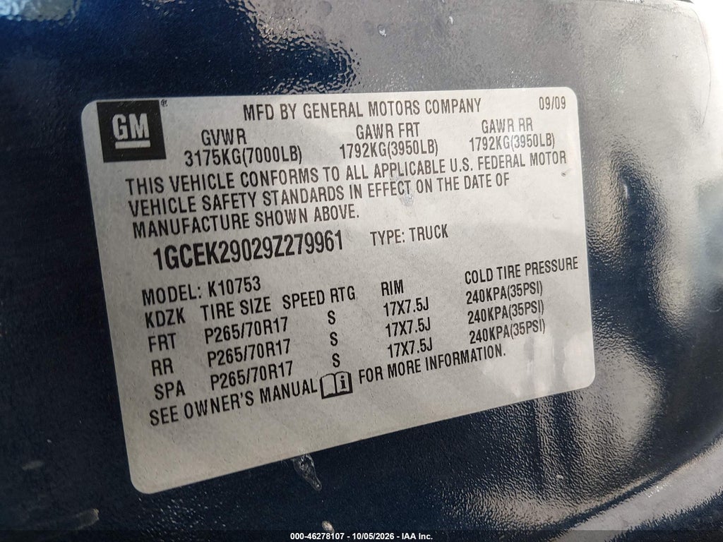 2009 Chevrolet Silverado 1500 LT photo 9