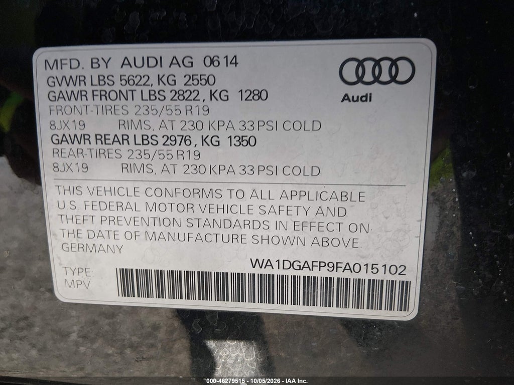 2015 Audi Q5 3.0T Premium Plus photo 9