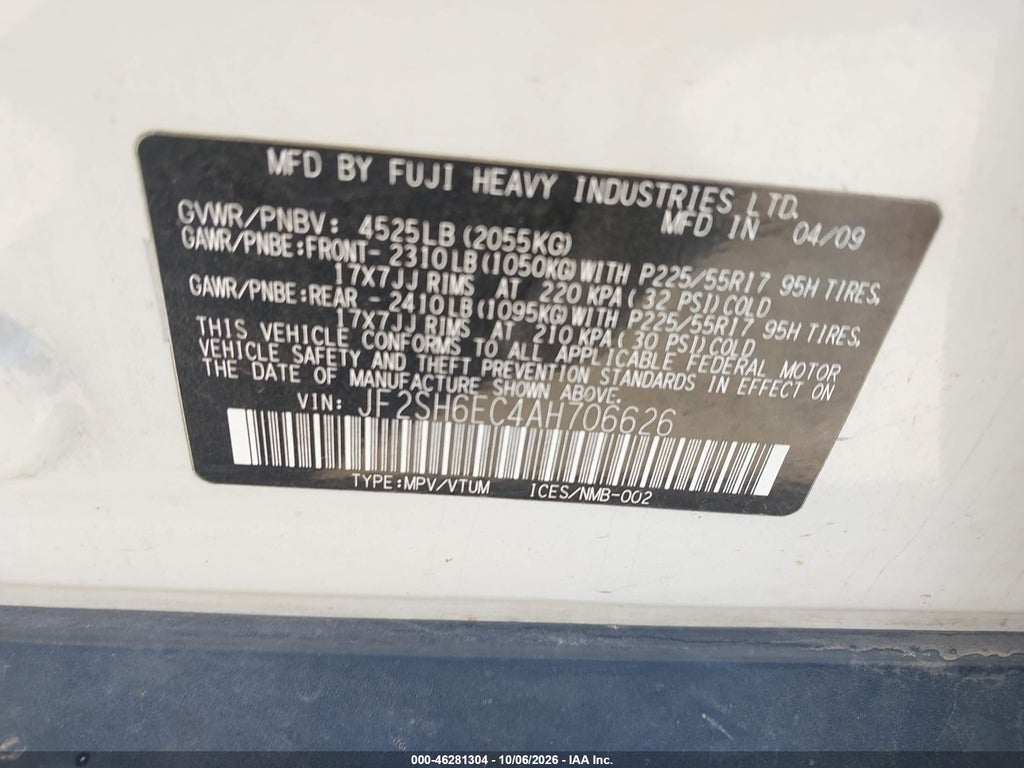 2010 Subaru Forester 2.5XT Premium photo 9