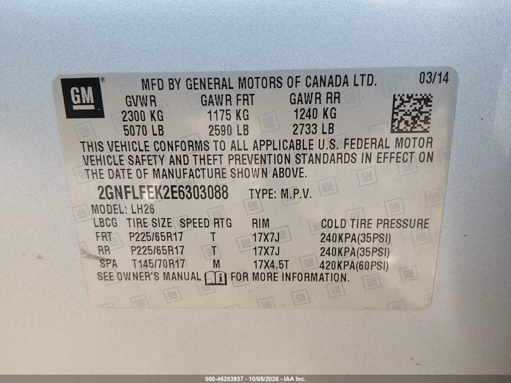 2014 Chevrolet Equinox 1LT photo 9