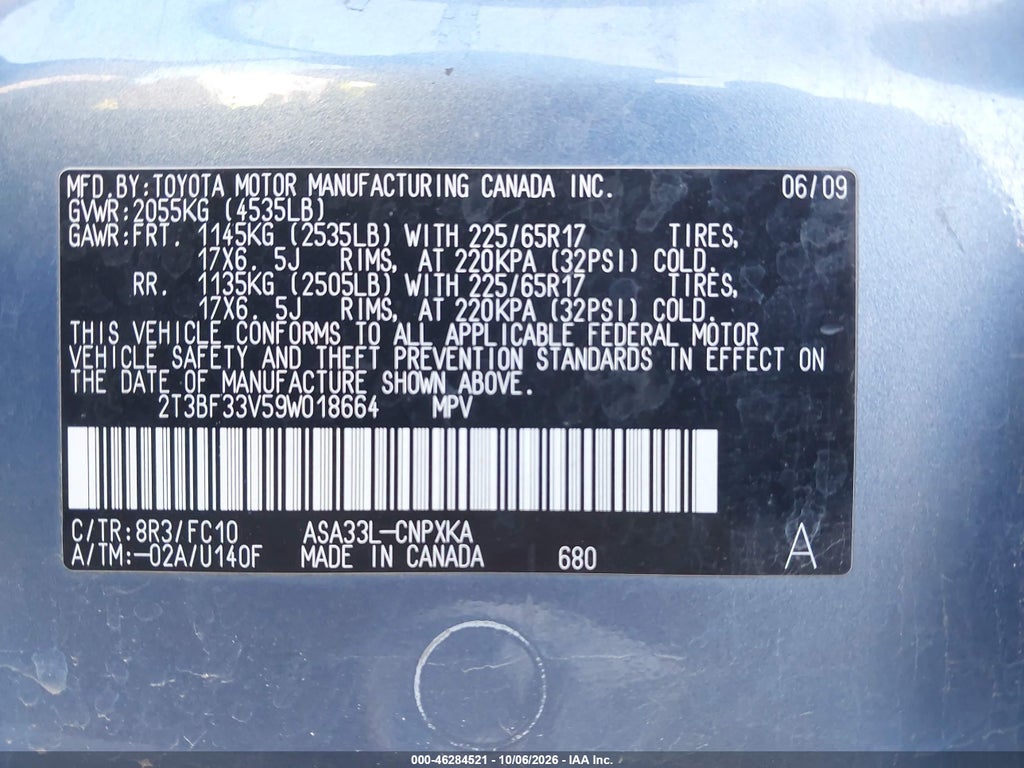 2009 Toyota RAV4 photo 9