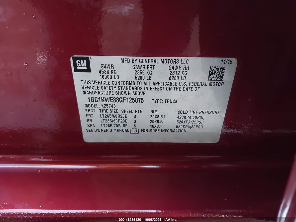 2016 Chevrolet Silverado 2500HD LTZ photo 9