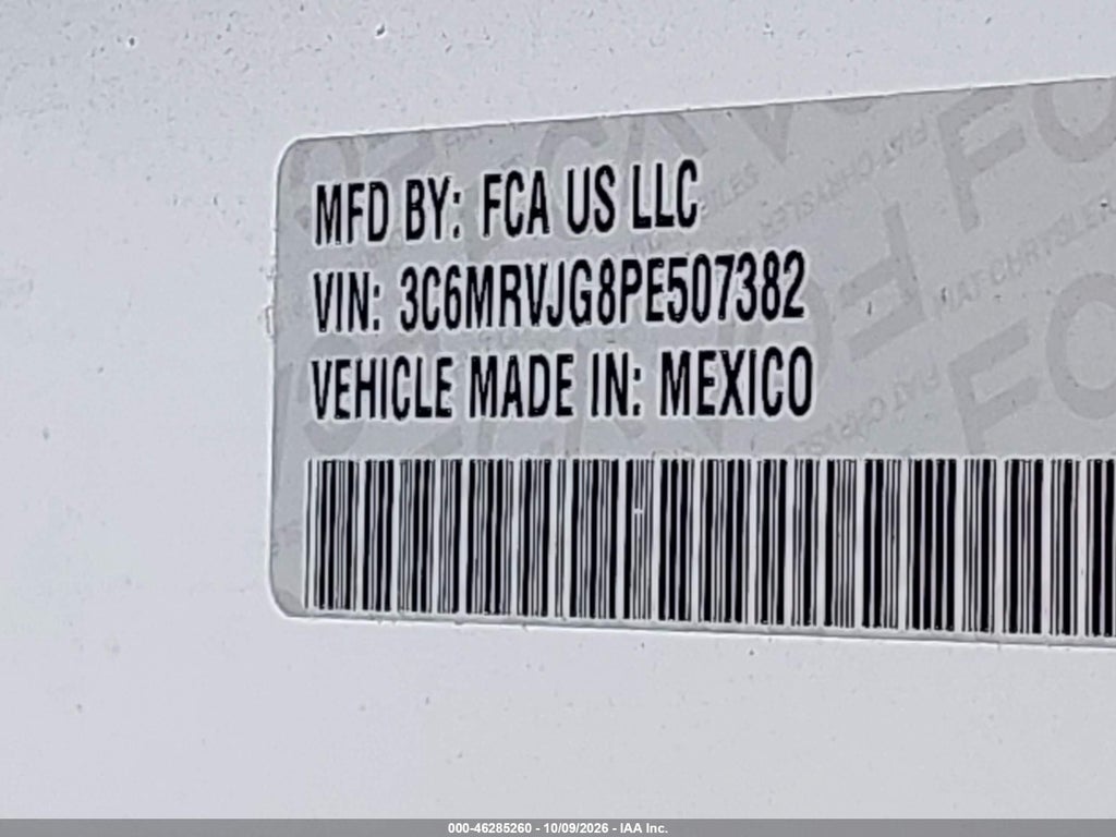 2023 Ram Promaster 3500 Cargo Van High Roof 159 WB EXT photo 9