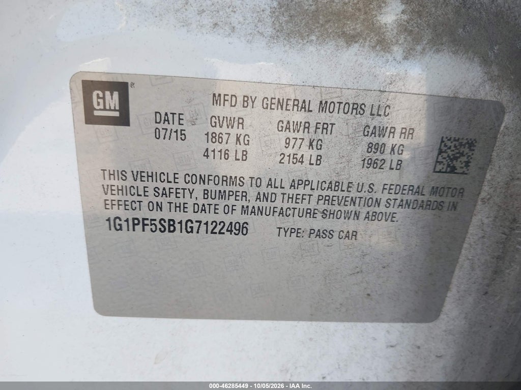 2016 Chevrolet Cruze Limited 2LT Auto photo 9