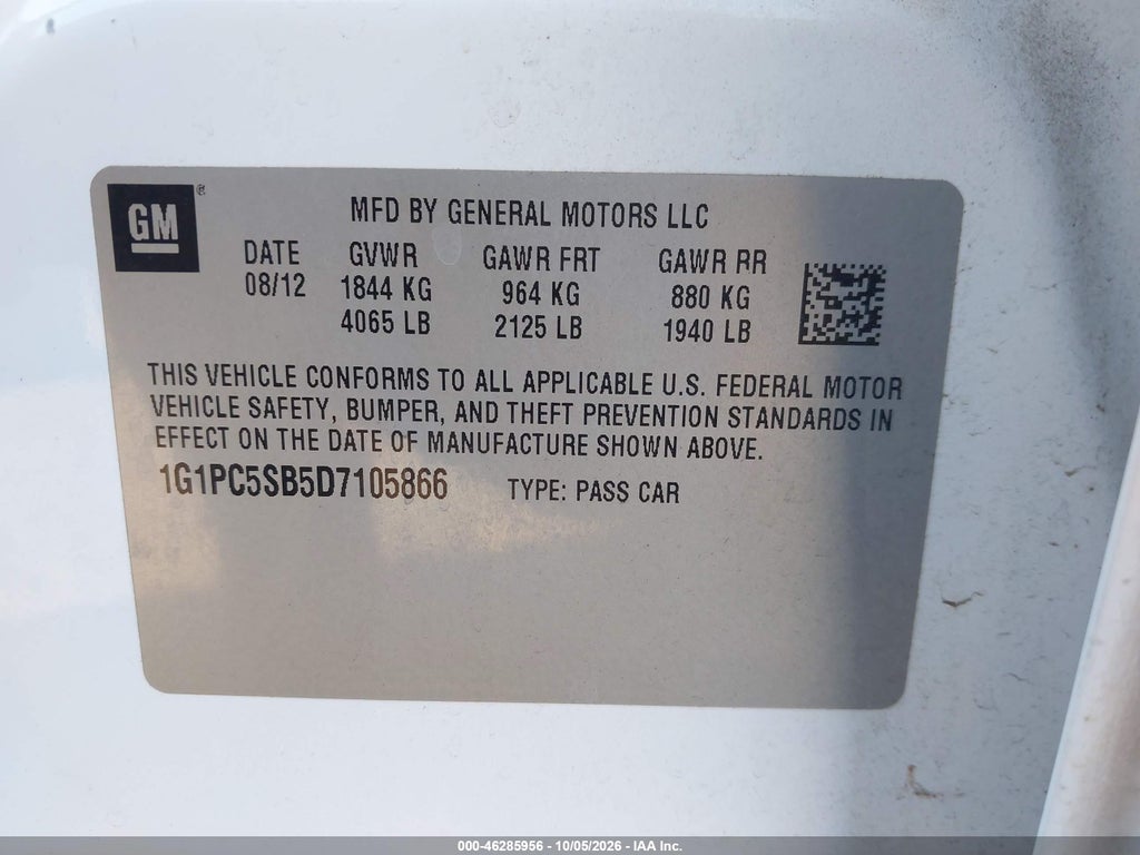 2013 Chevrolet Cruze 1LT Auto photo 9