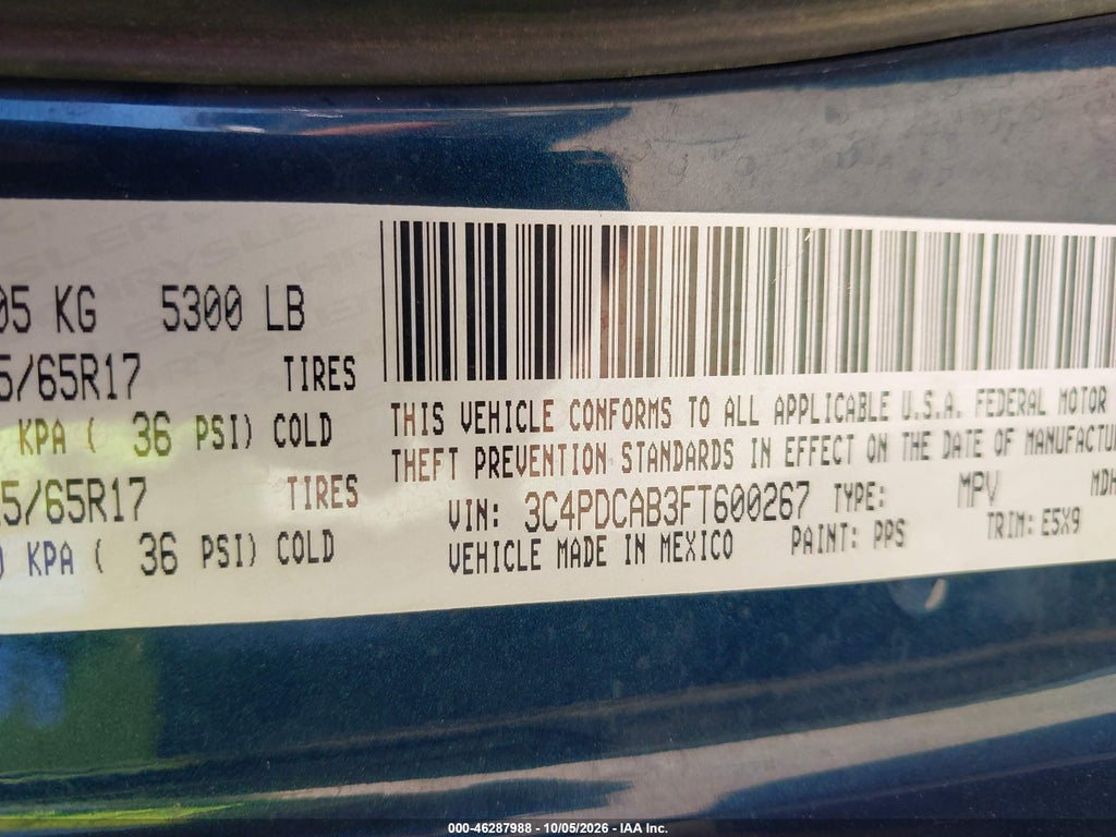 2015 Dodge Journey American Value PKG photo 9