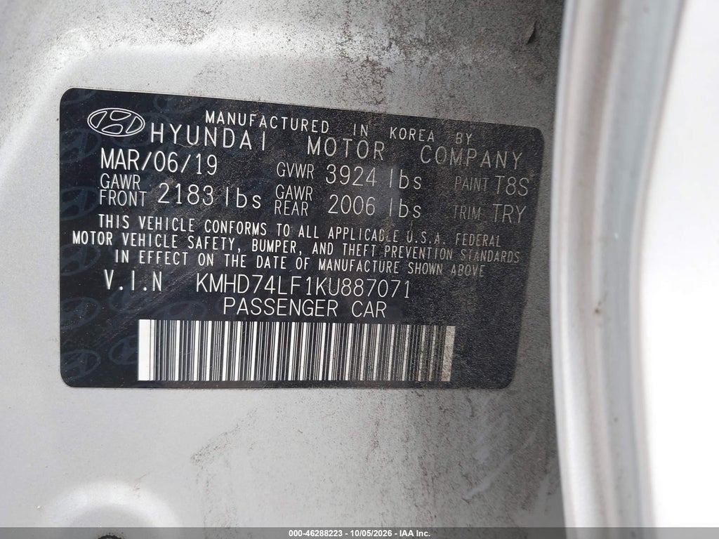 2019 Hyundai Elantra SE photo 9