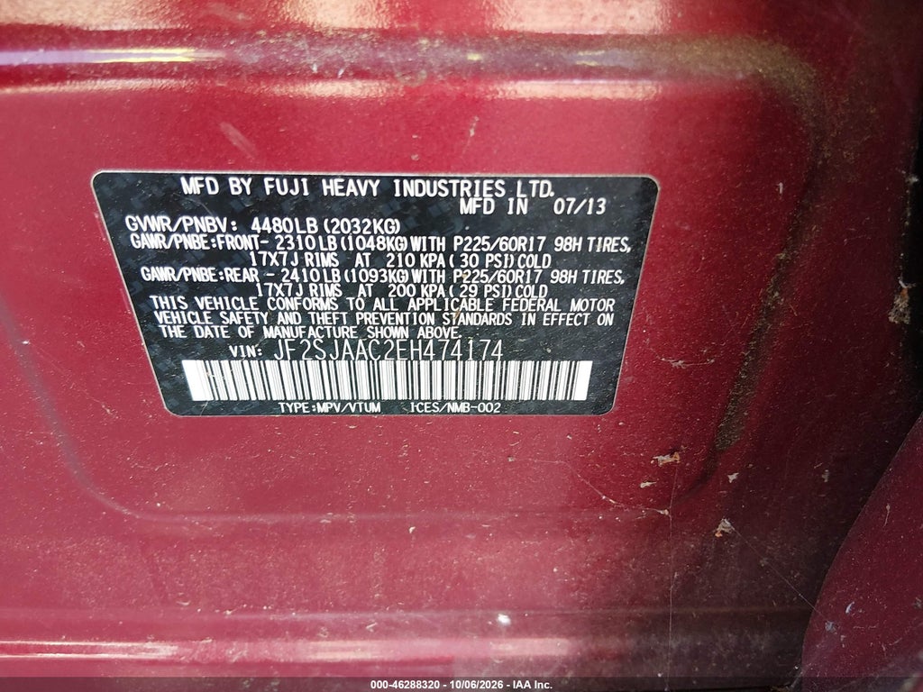 2014 Subaru Forester 2.5I photo 9