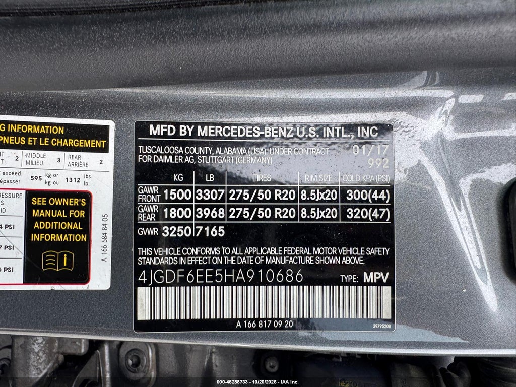 2017 Mercedes-Benz GLS 450 4MATIC photo 9