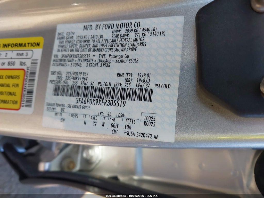 2014 Ford Fusion Titanium photo 9