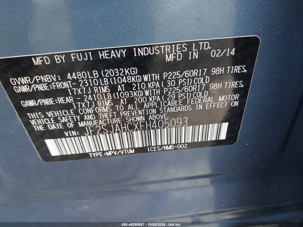 2015 Subaru Forester 2.5I Limited photo 9
