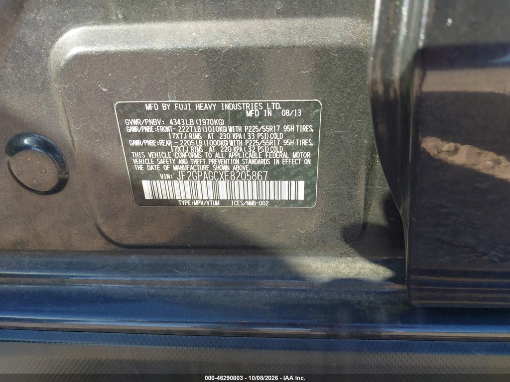 2014 Subaru XV Crosstrek 2.0I Limited photo 9