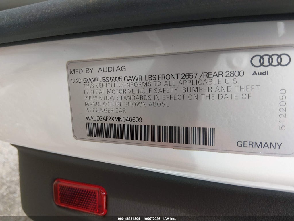 2021 Audi A6 Premium 45 Tfsi Quattro S Tronic photo 9