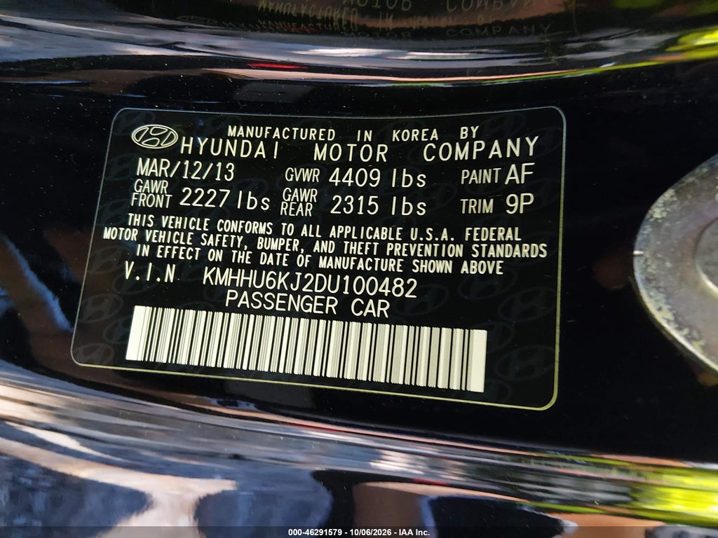 2013 Hyundai Genesis 3.8 Grand Touring photo 9