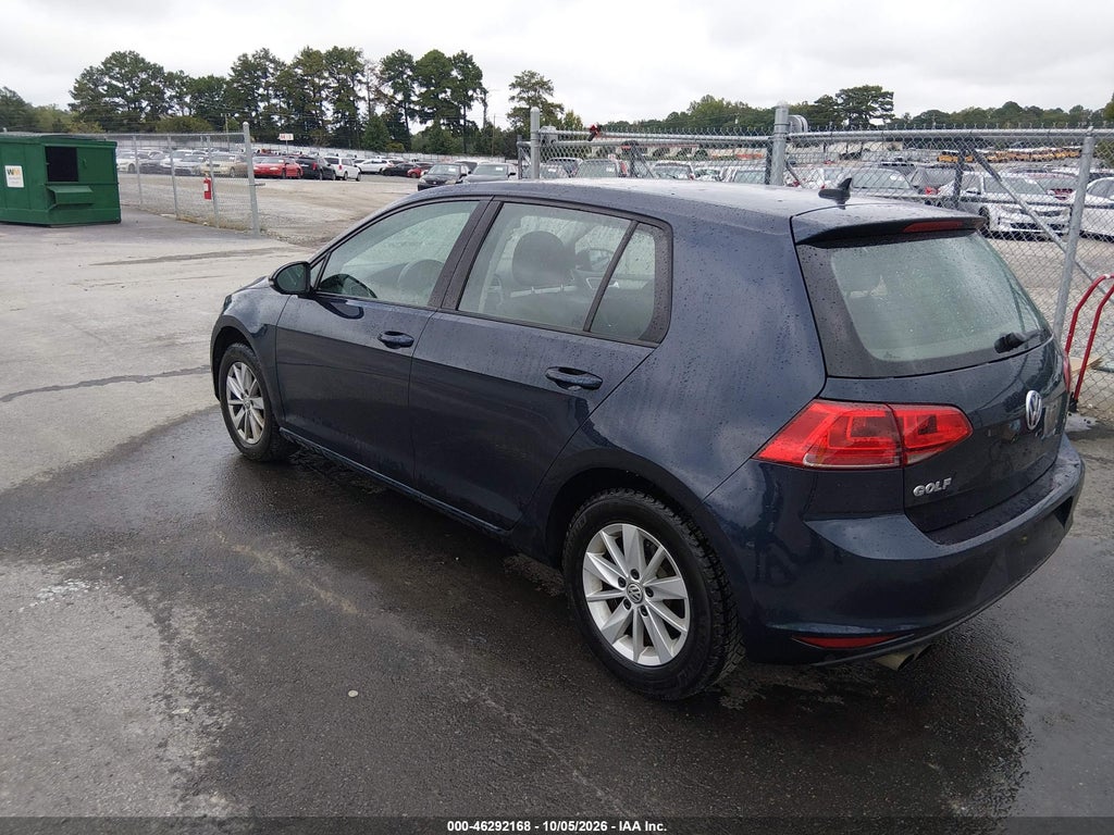 2017 Volkswagen Golf TSI S 4-Door/TSI SE 4-Door/TSI SEL 4-Door/TSI Wolfsburg Edition 4-Door photo 3