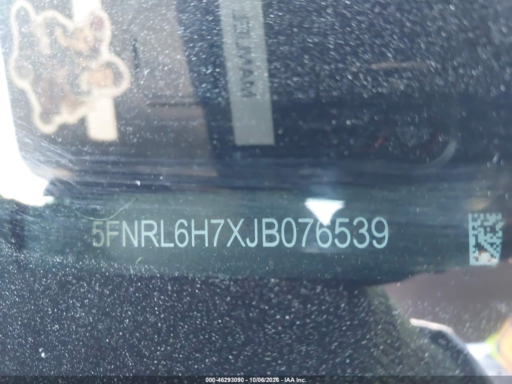 2018 Honda Odyssey EX-L photo 9
