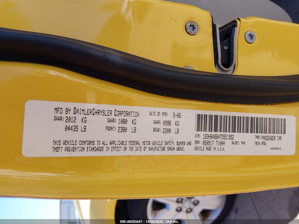 2007 Dodge Caliber SXT photo 9