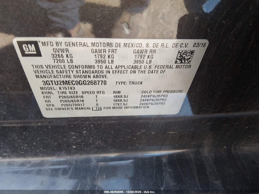 2016 GMC Sierra 1500 SLE photo 9