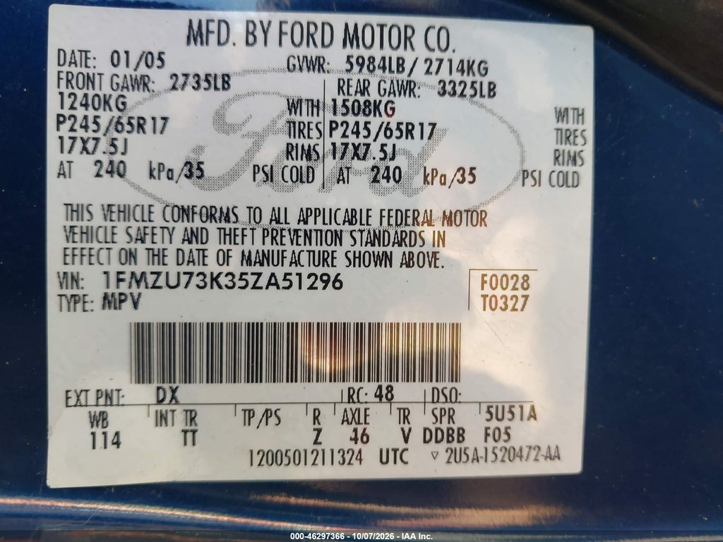 2005 Ford Explorer XLT/XLT Sport photo 9