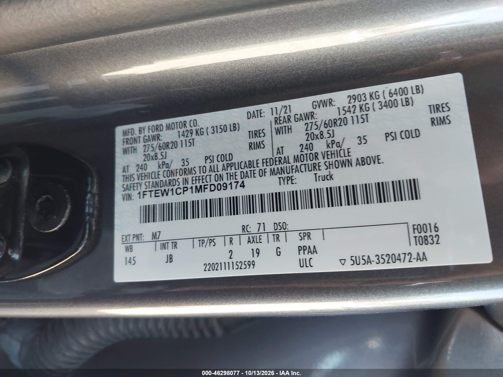 2021 Ford F-150 XL photo 9