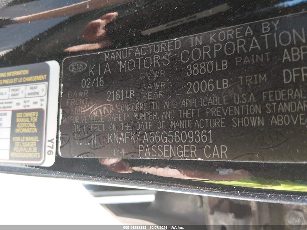 2016 Kia Forte LX photo 9
