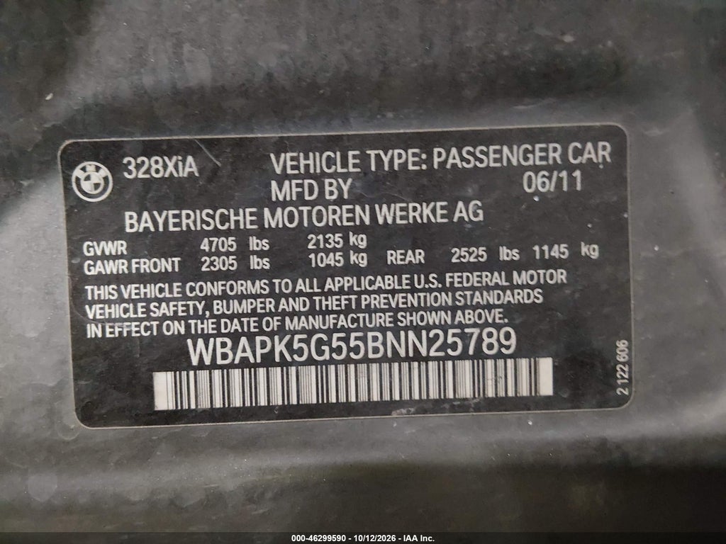 2011 BMW 328I Xdrive photo 9