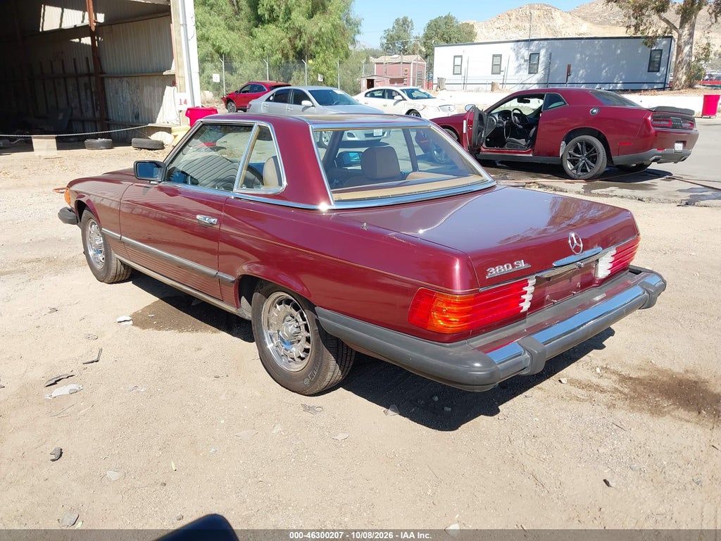1985 Mercedes-Benz 380 SL photo 3