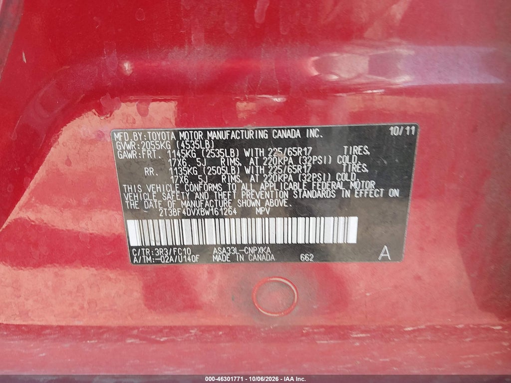2011 Toyota RAV4 photo 9