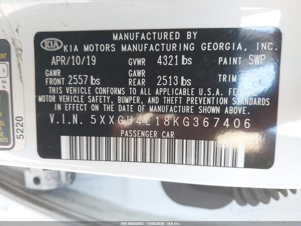 2019 Kia Optima EX photo 9