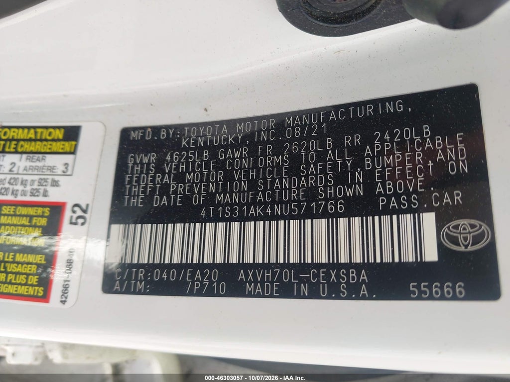 2022 Toyota Camry SE Hybrid photo 9