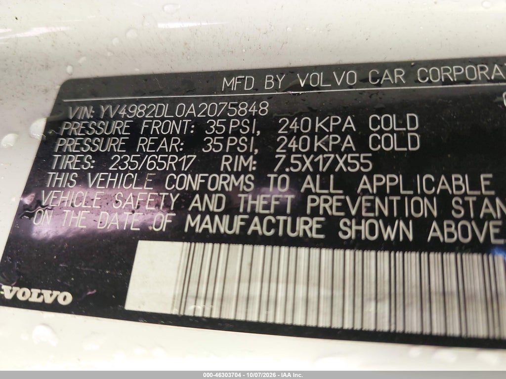 2010 Volvo XC60 3.2 photo 9